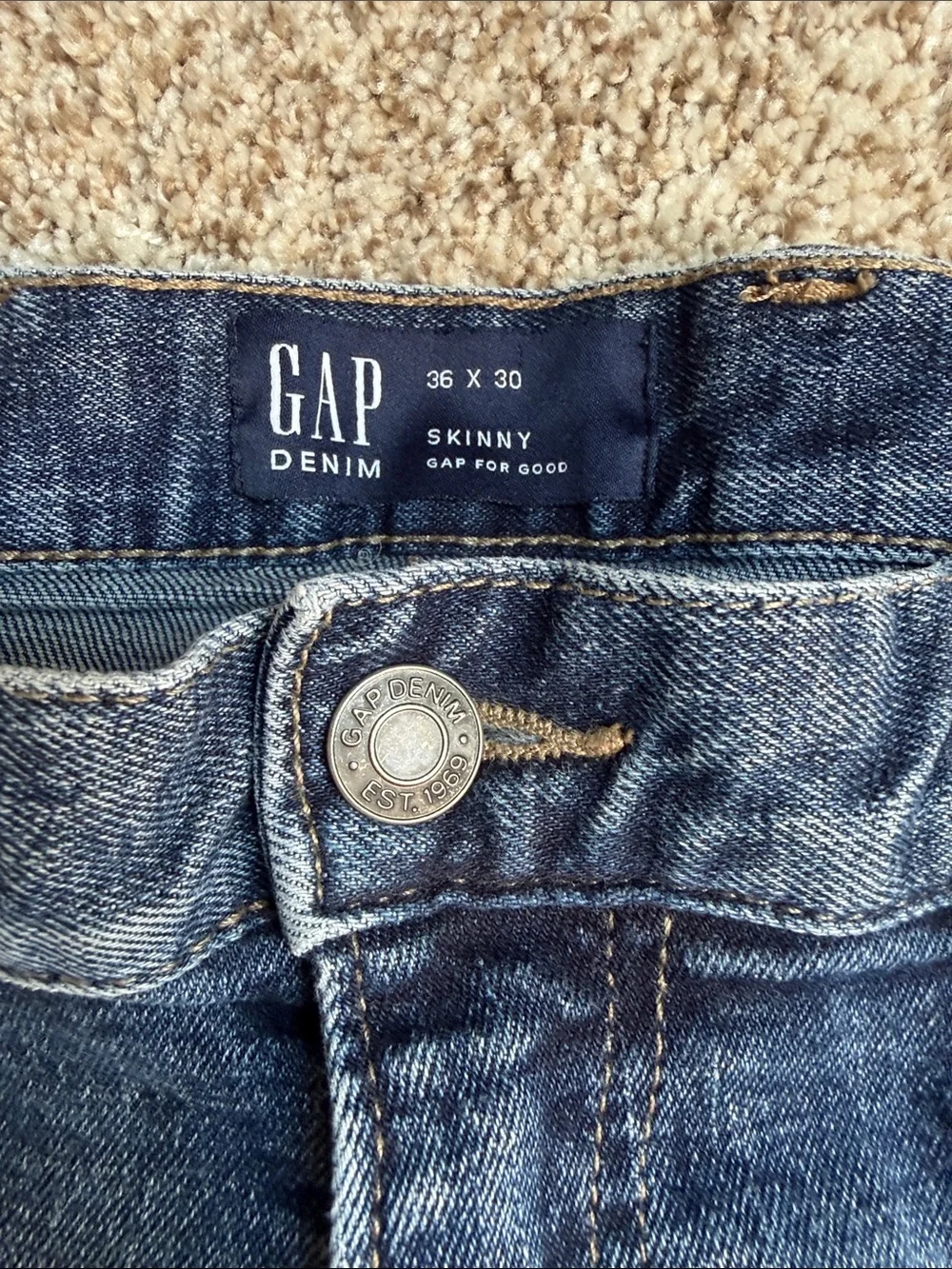 GAP Medium-Wash Skinny Jean